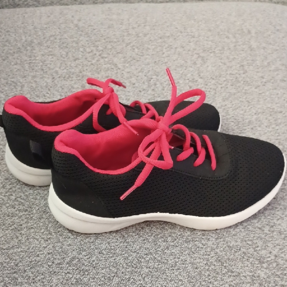 Black and Red Kid's Sneakers